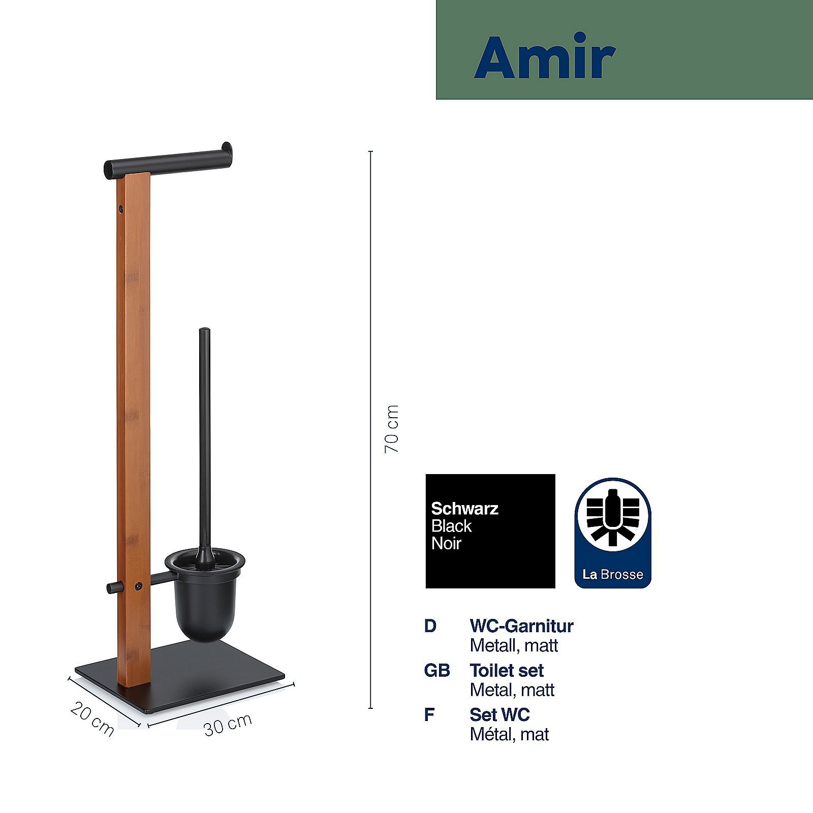 Toilettengarnitur, Amir