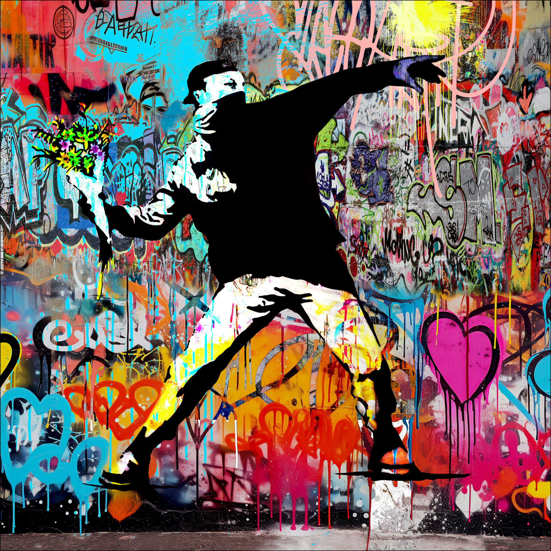 Glas-Art, Graffiti Protest