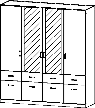 Drehtürenschrank, Bremen