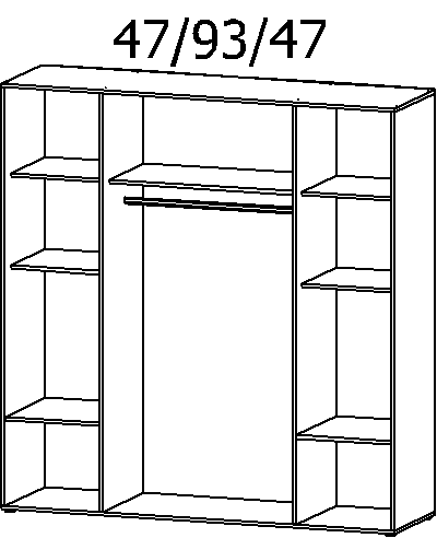 Drehtürenschrank, Voyager