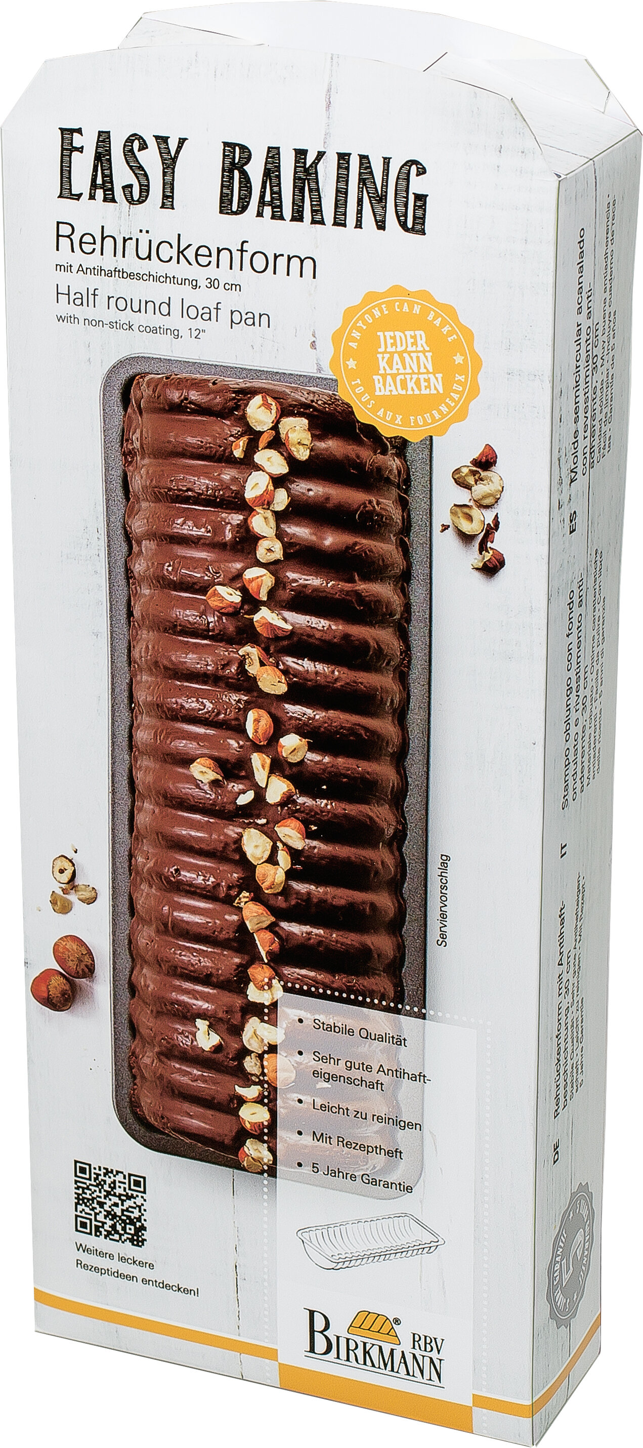 Rehrückenform, Easy Baking