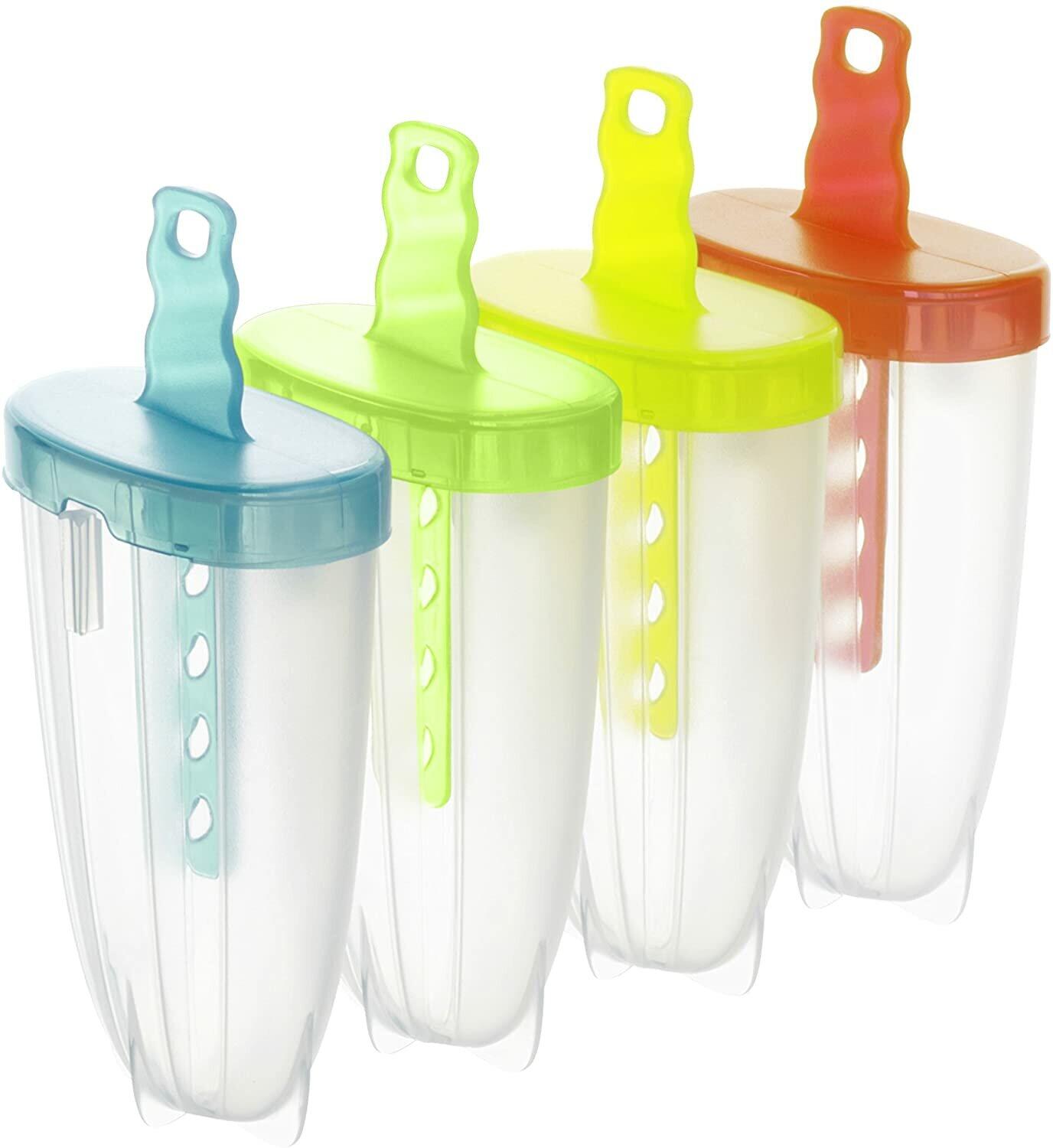 Rotho Kunststoff Braun Eis Am Stiel Set, Wave – Farbig Sortiert V1 – Ca.6x12x14,5Cm