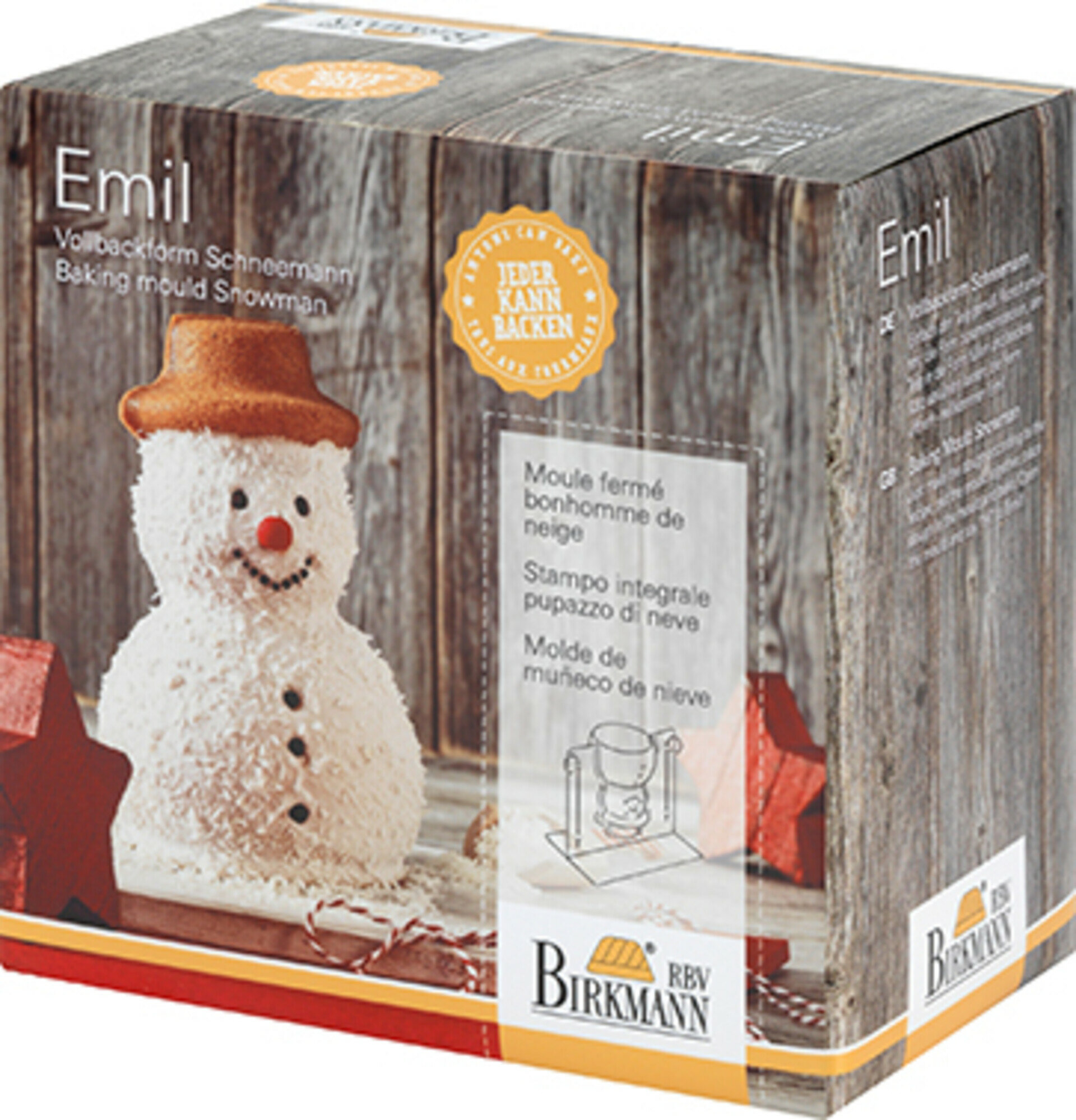 3D Backform Schneemann