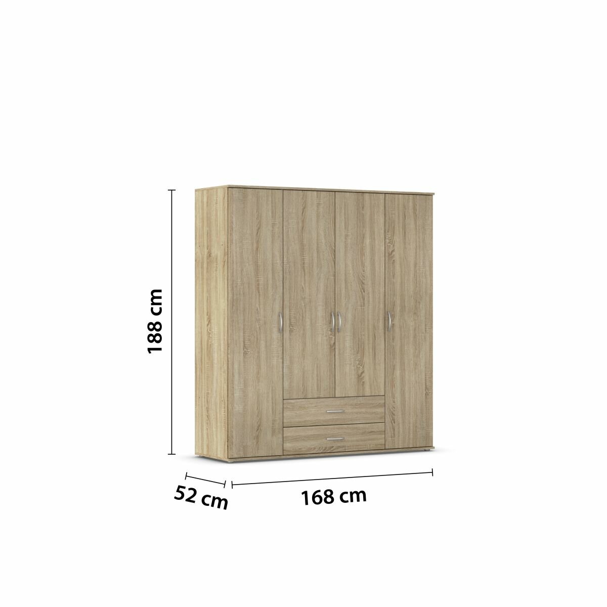 Drehtürenschrank, Twin