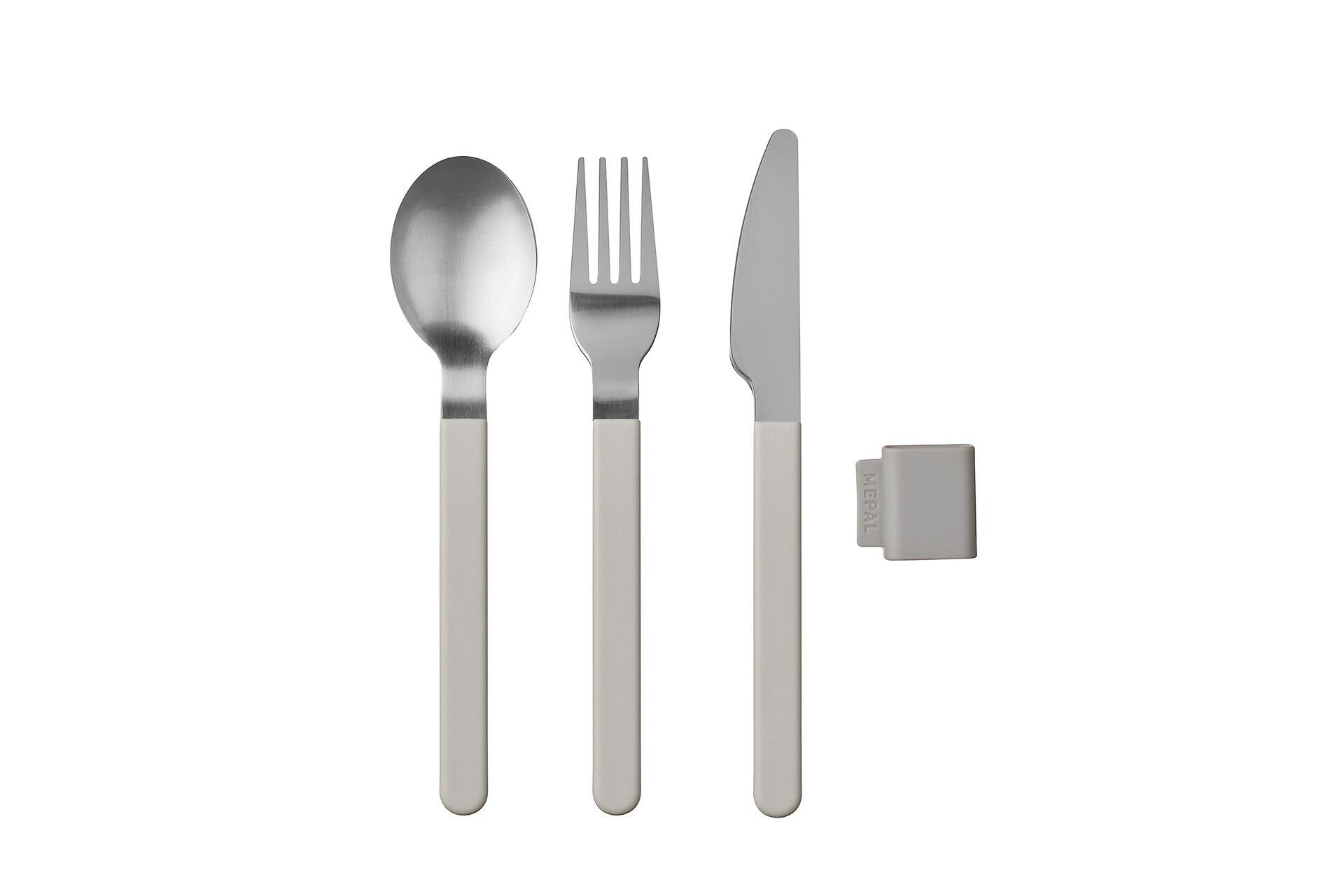 Mepal Rosti Bv Braun Besteckset 3-Tlg., Silueta – Weiß – Ca.20,2X4x4,3Cm