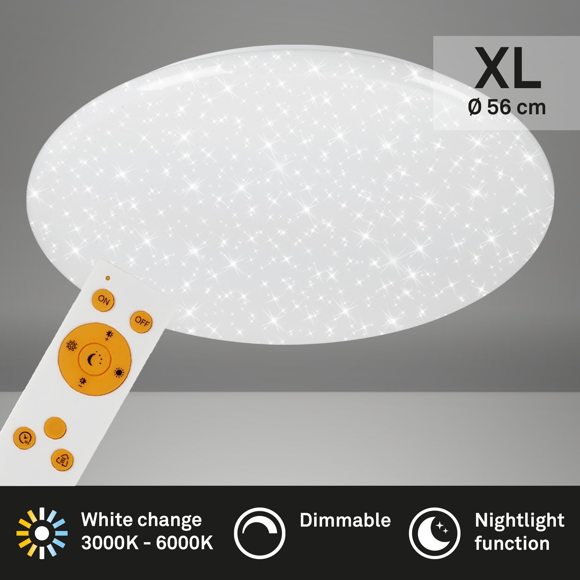 Wand- und Deckenleuchte, Verb