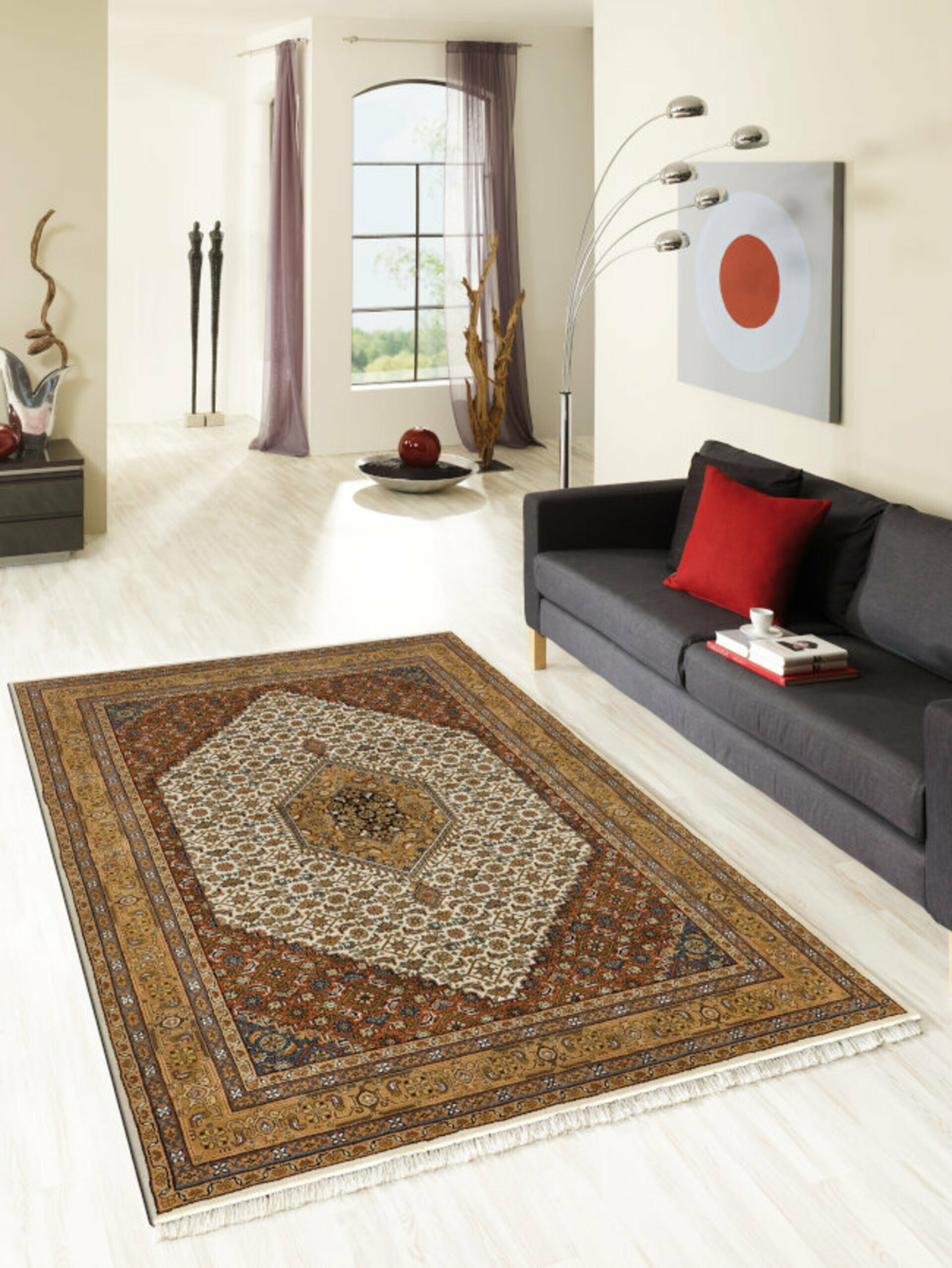 Handknüpfteppich, Benaras Bidjar