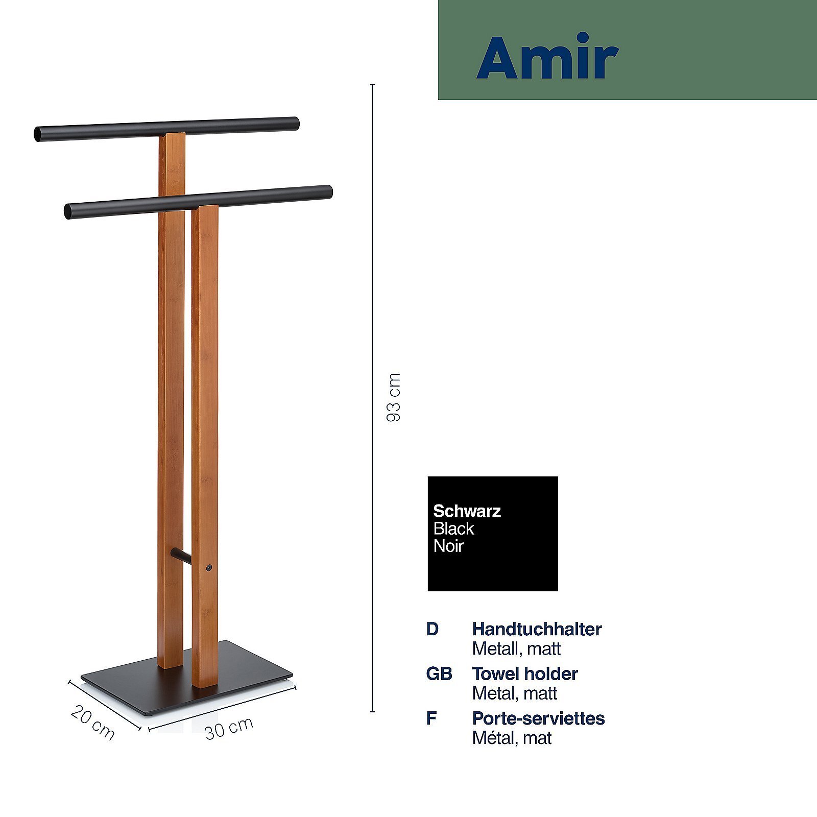 Handtuchhalter, Amir