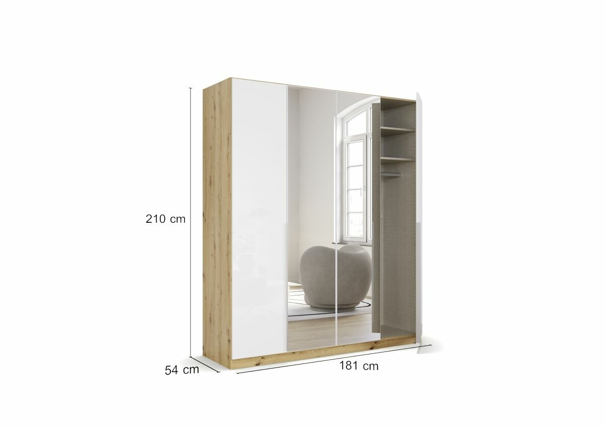 Drehtürenschrank, Alabama