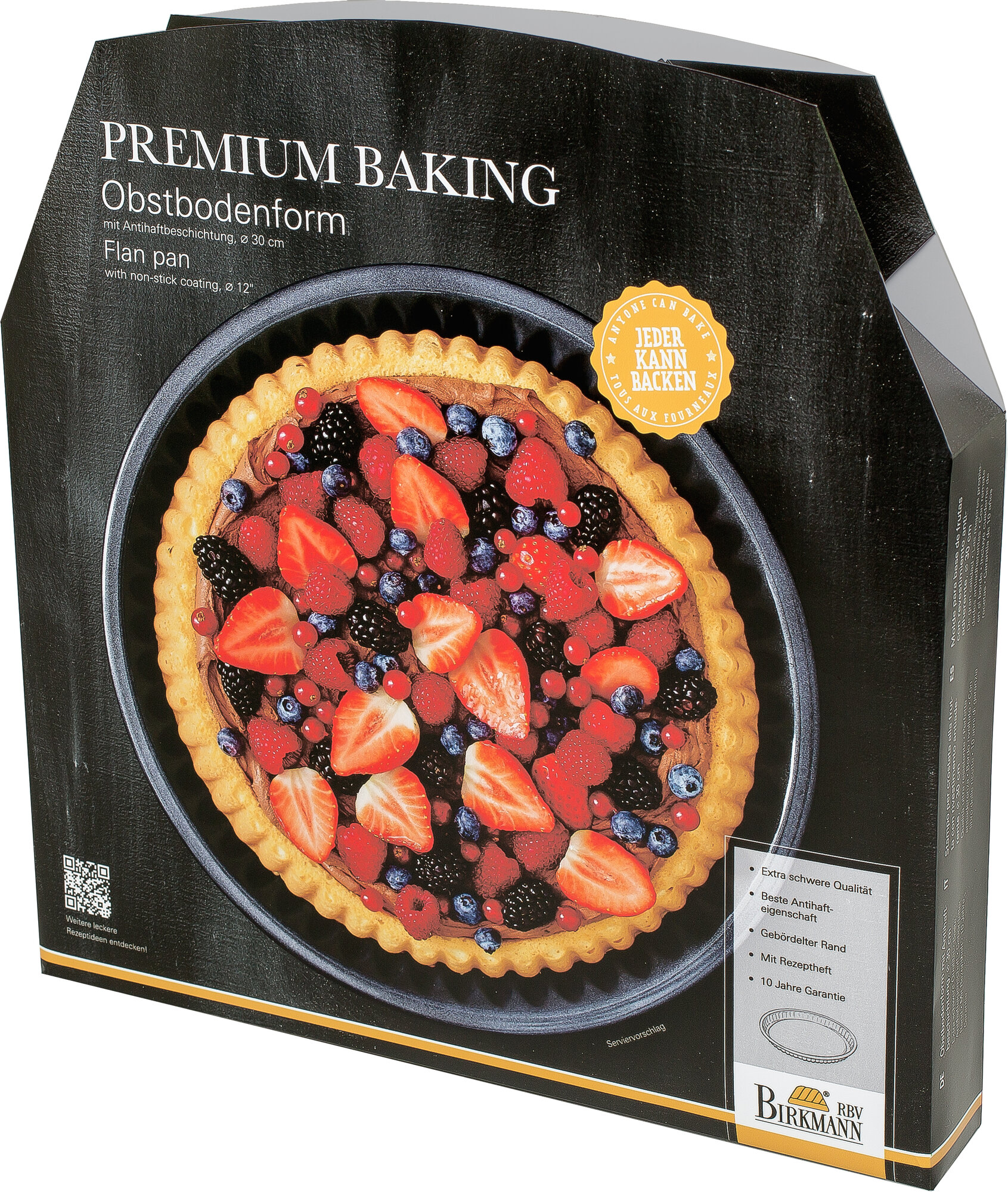 Obstbodenform, Premium Baking