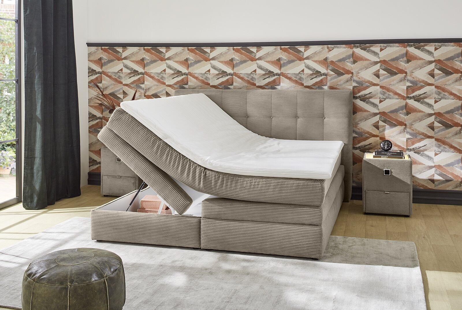 Boxspringbett m bk, Amy