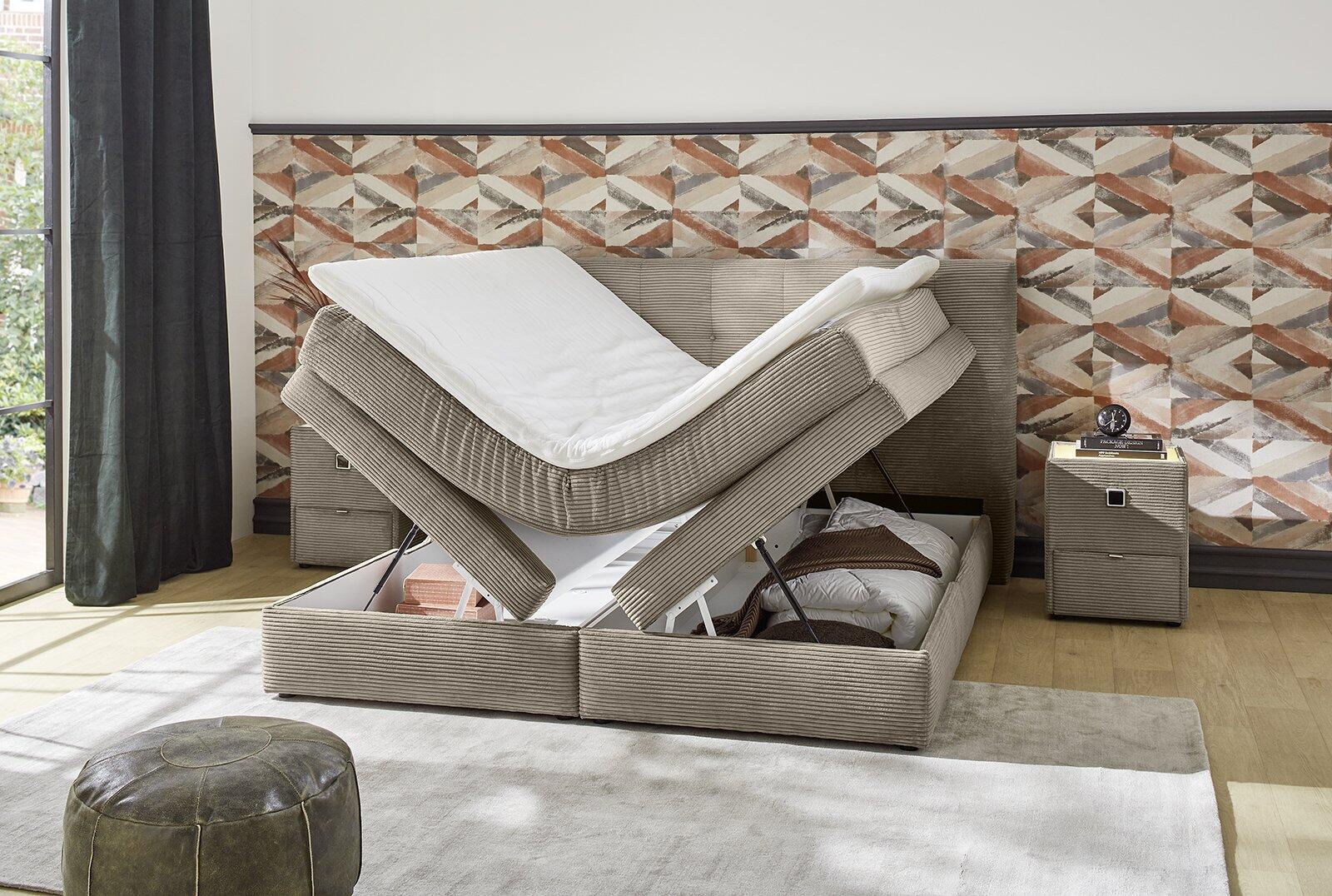 Boxspringbett m bk, Amy