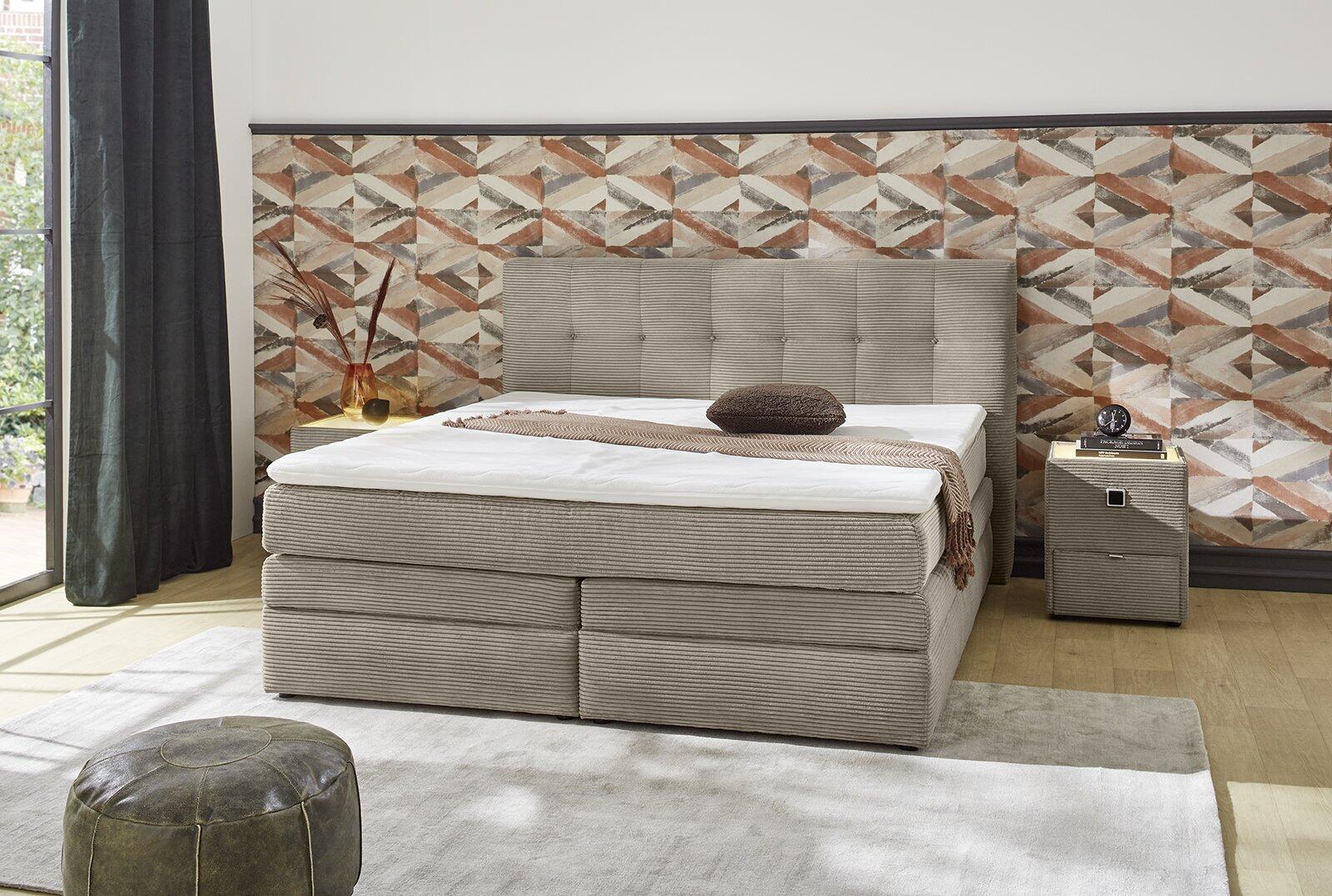 Boxspringbett m bk, Amy