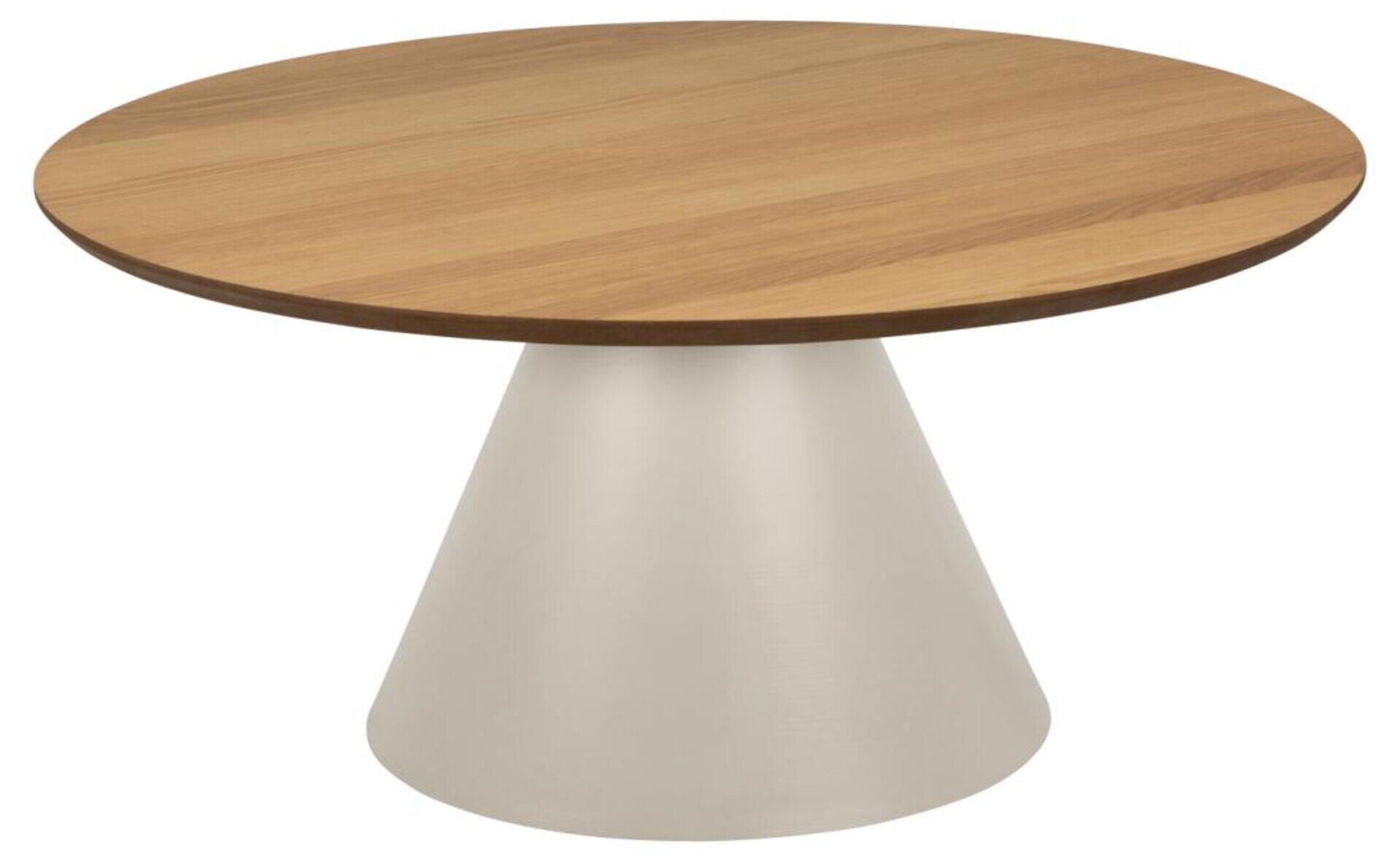 Actona Braun Couchtisch, Soli – Naturfarben – Ø Ca. 85Cm, H: 40Cm