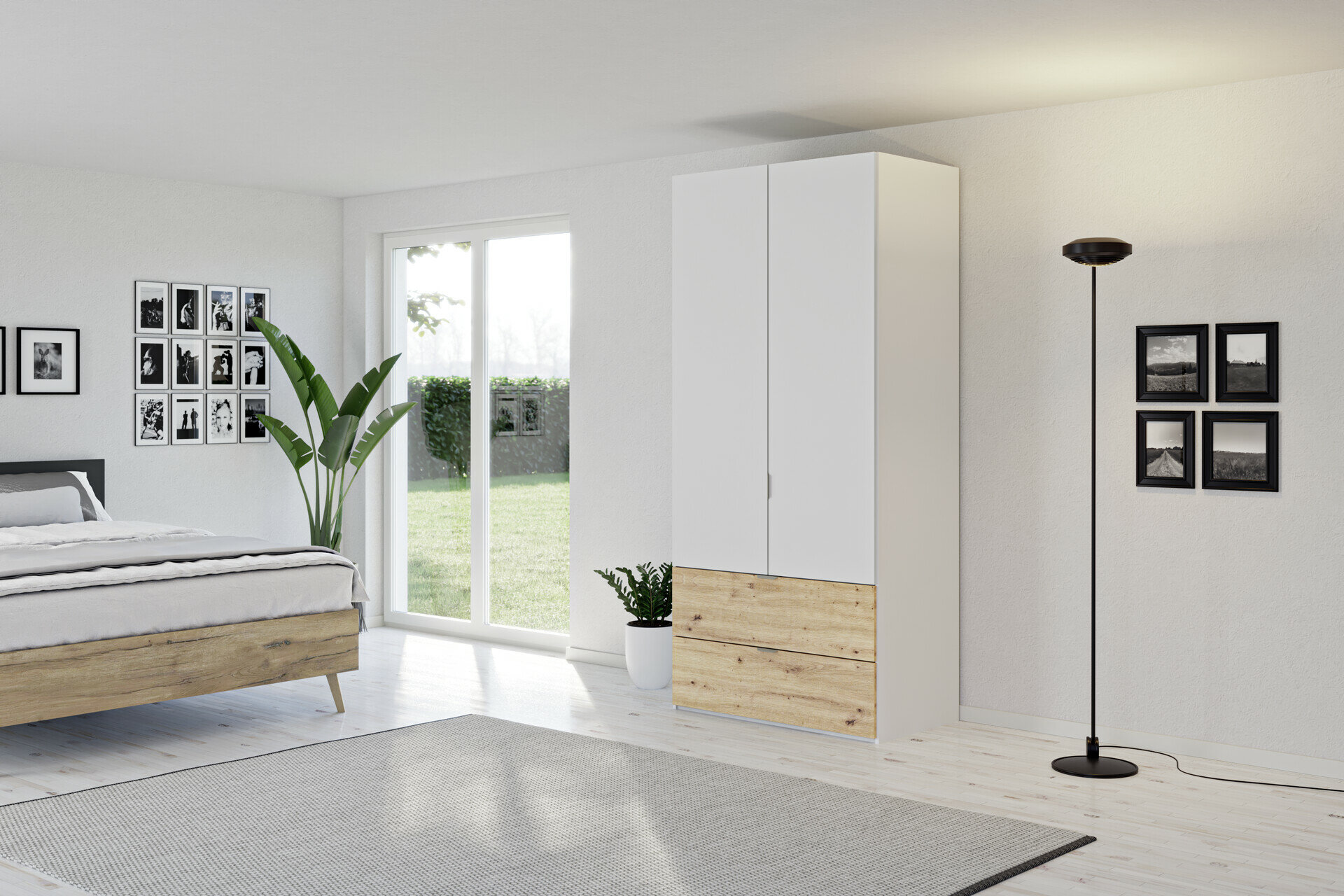 Drehtürenschrank, Longline