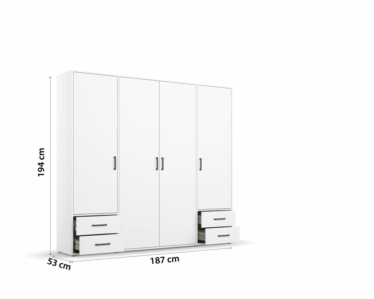 Drehtürenschrank, Voyager