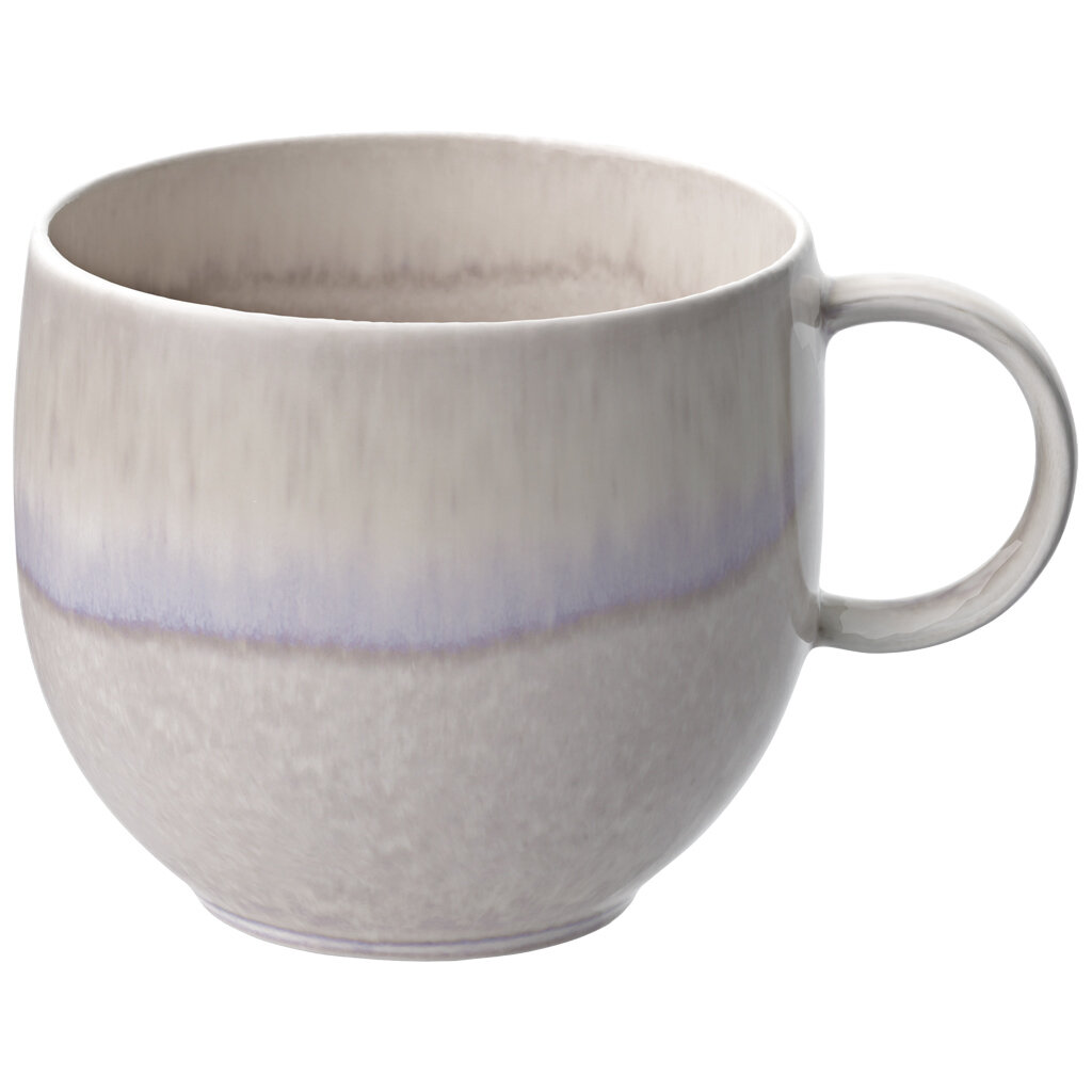 Becher mit Henkel, Perlemor Sand