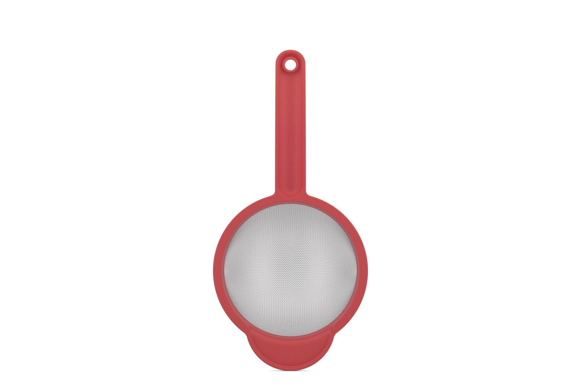 Mepal - Sieb Chef it - 16,7 cm - Coral | Praktisch zum Aufhängen - Passt in Mepal Rührschüsseln - Hitzebeständig bis zu 110°C und Guter Halt auf Töpfen - Küchensieb - Bild 2