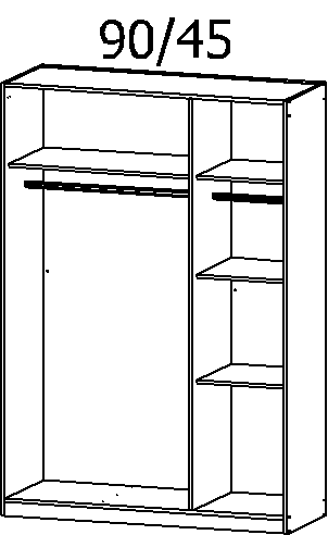 Drehtürenschrank, Celle