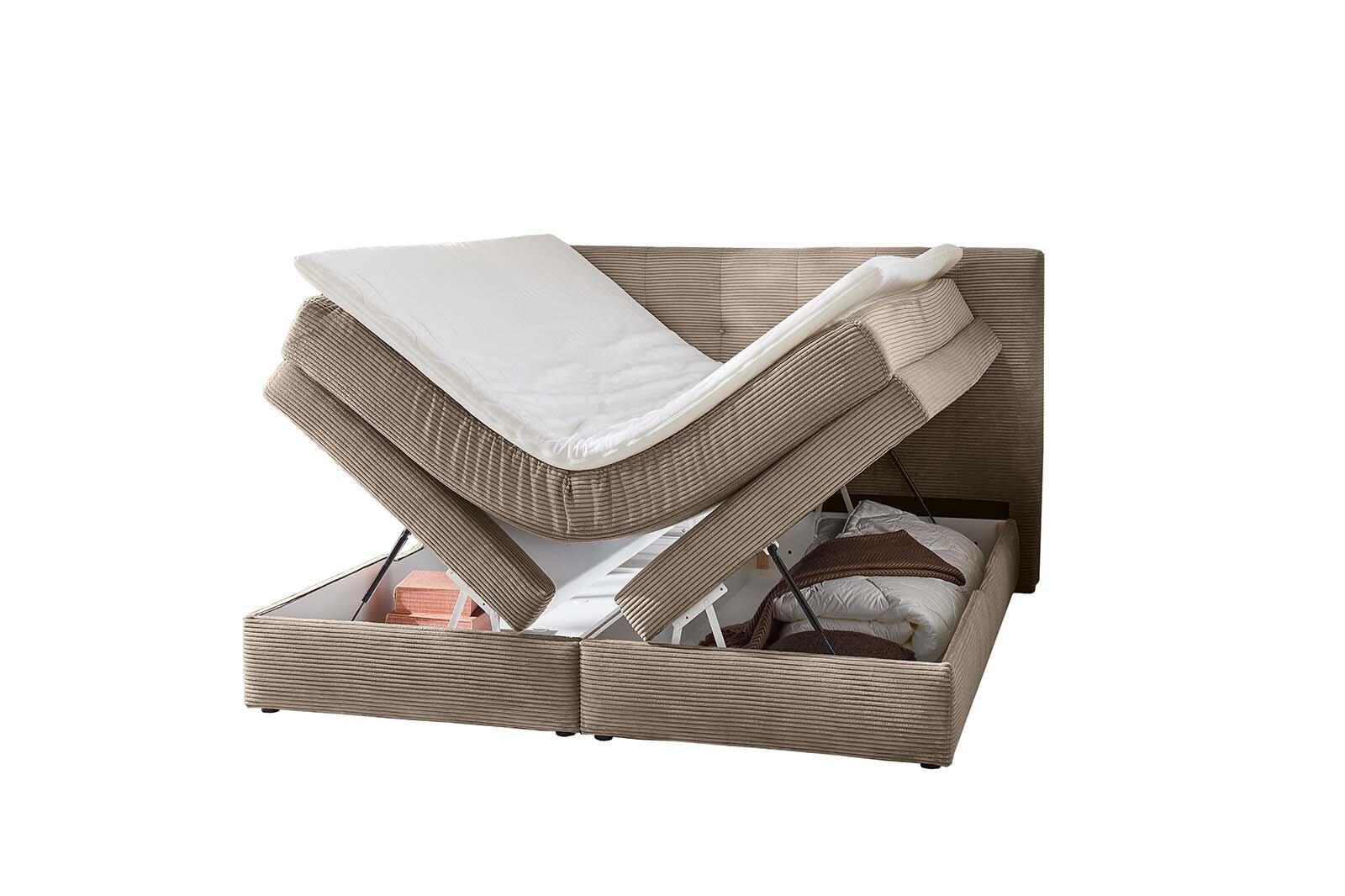 Boxspringbett m bk, Amy