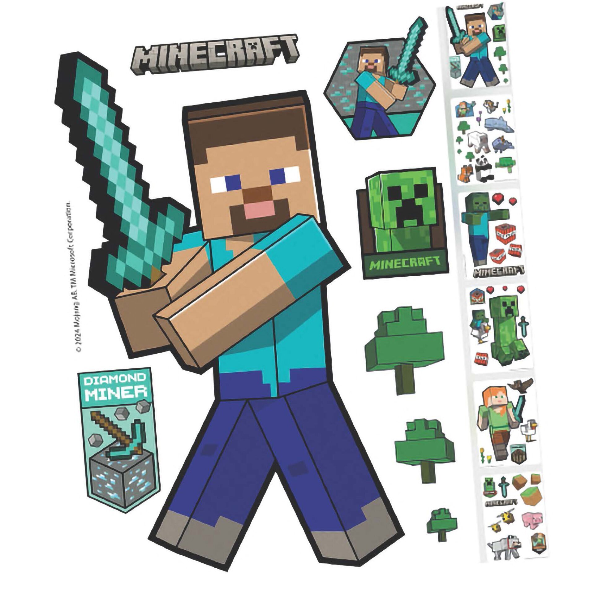 Wandtattoos, Minecraft