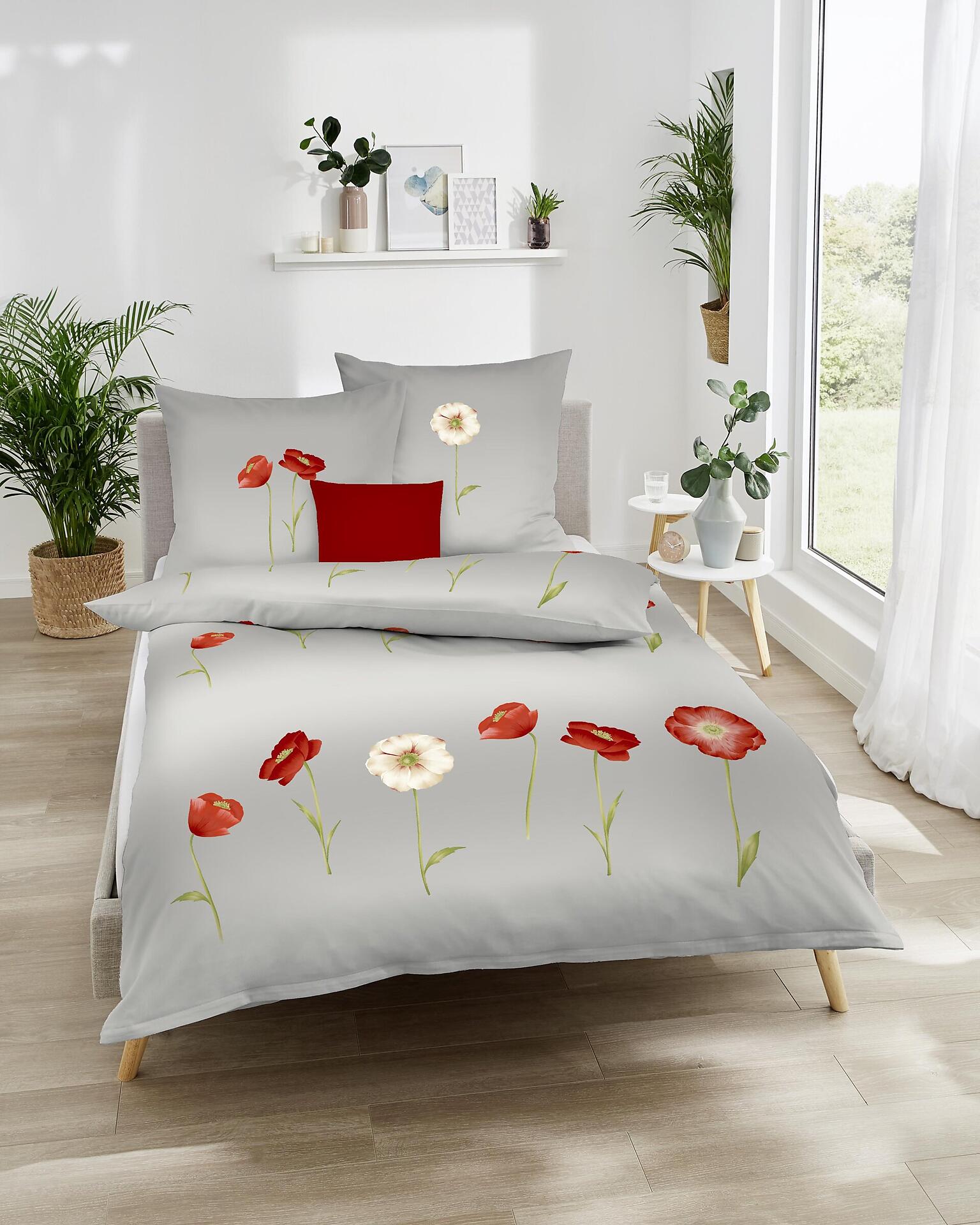 Bettwäsche, Mohn