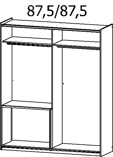 Schwebetürenschrank, Sevilla