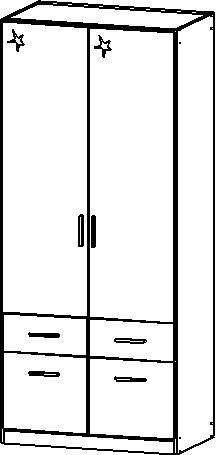 Drehtürenschrank, Celle