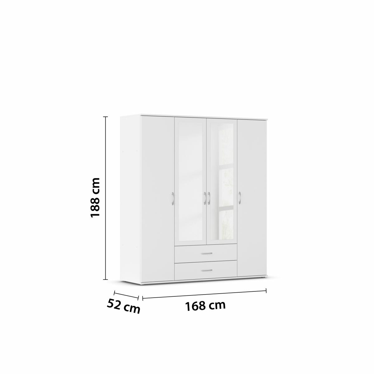 Drehtürenschrank, Twin