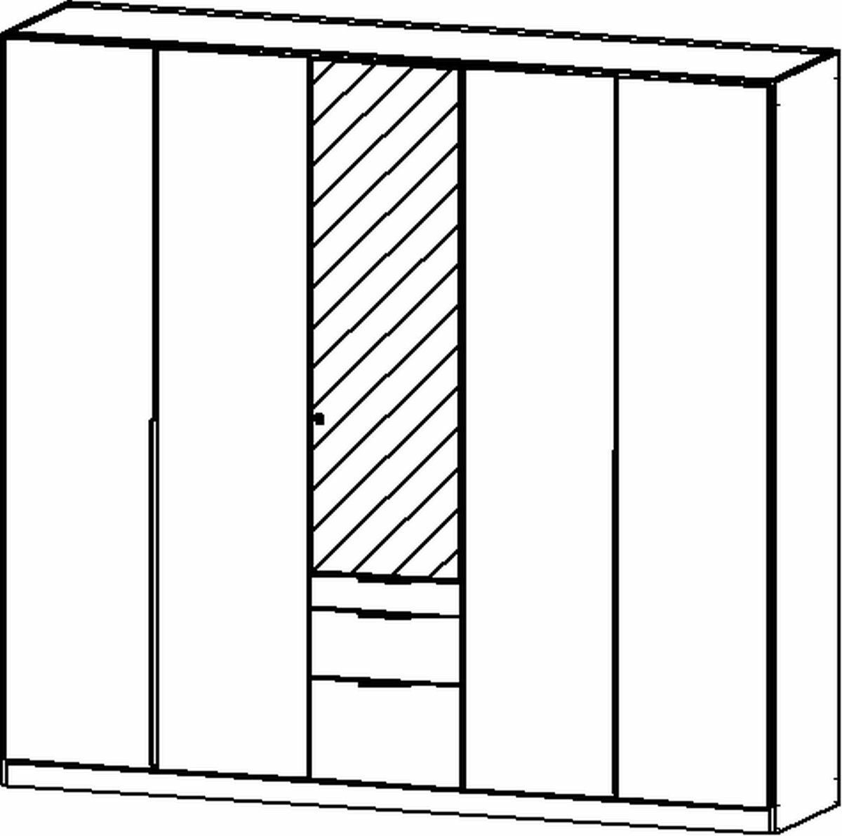 Drehtürenschrank, Alabama