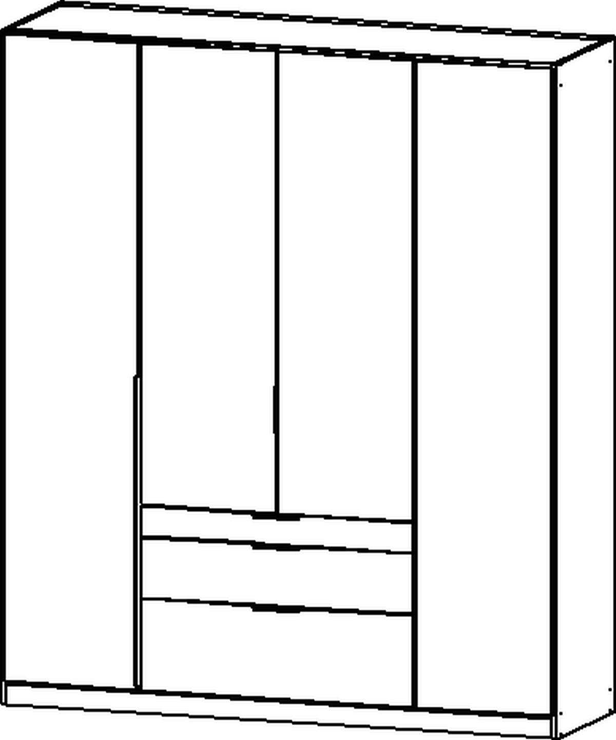 Drehtürenschrank, Alabama