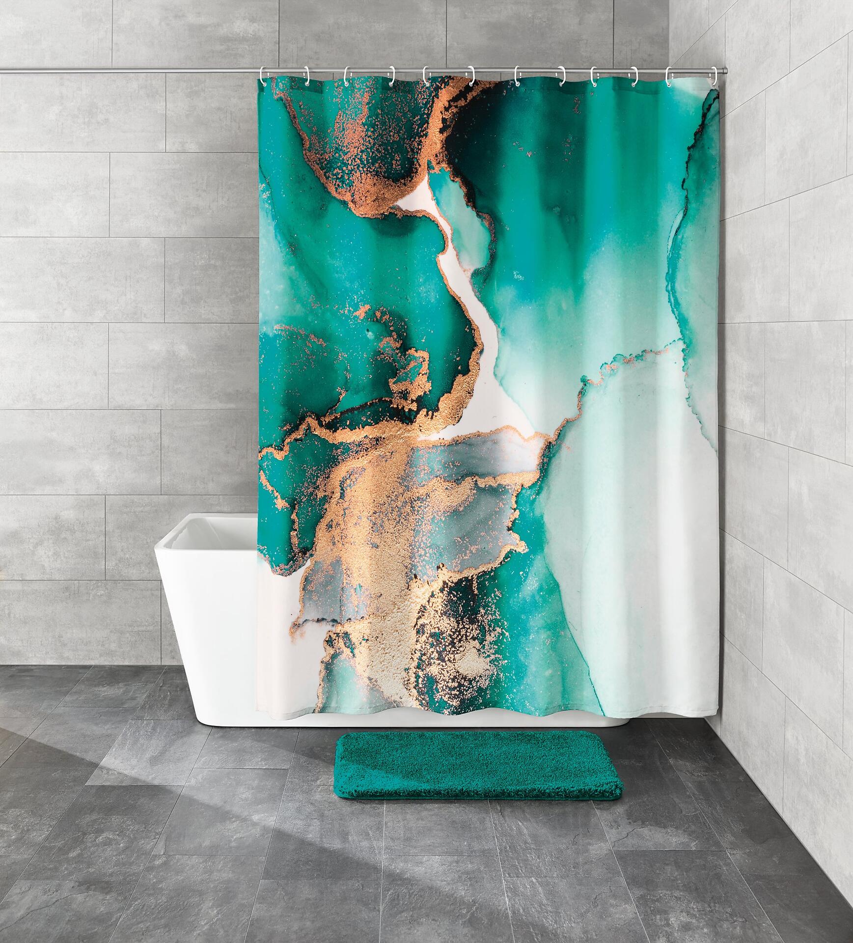 Duschvorhang TXT, Teal