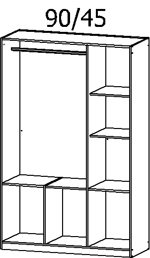 Drehtürenschrank, Celle