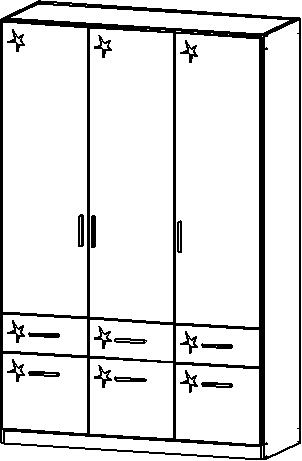 Drehtürenschrank, Celle