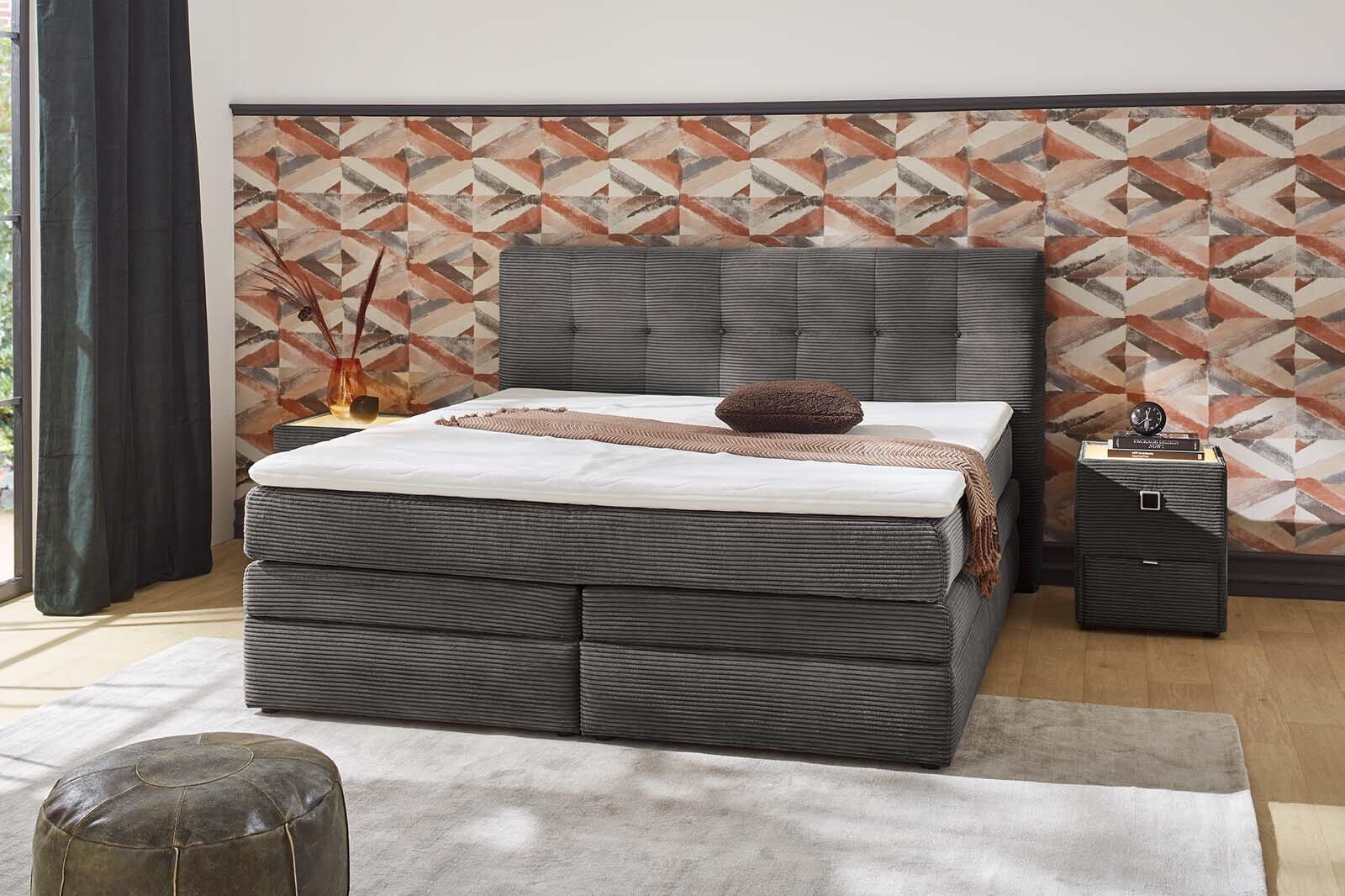 Boxspringbett m bk, Amy