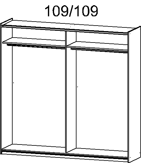 Schwebetürenschrank, Kronach