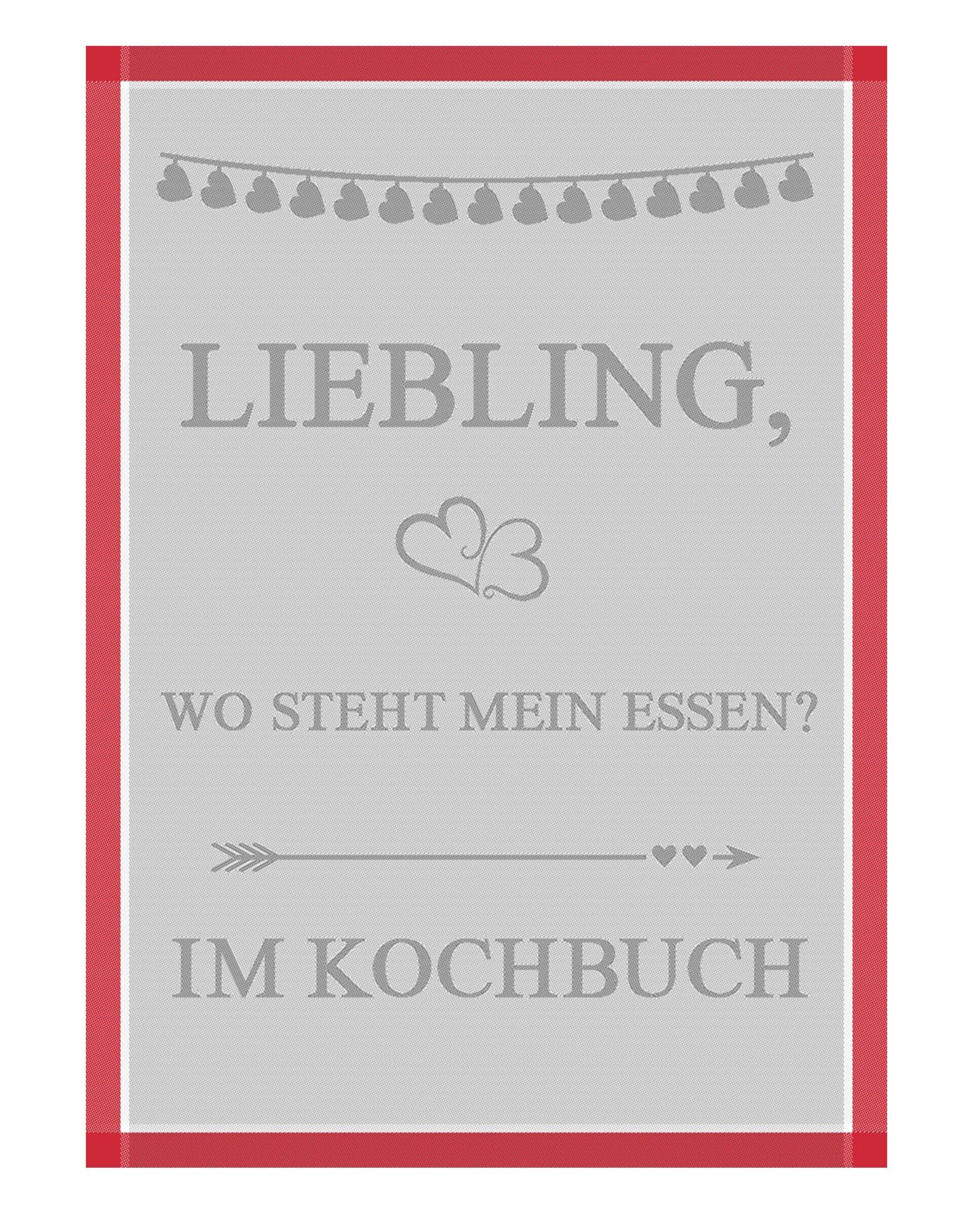 Geschirrtuch, Liebling, wo steht mein Essen…