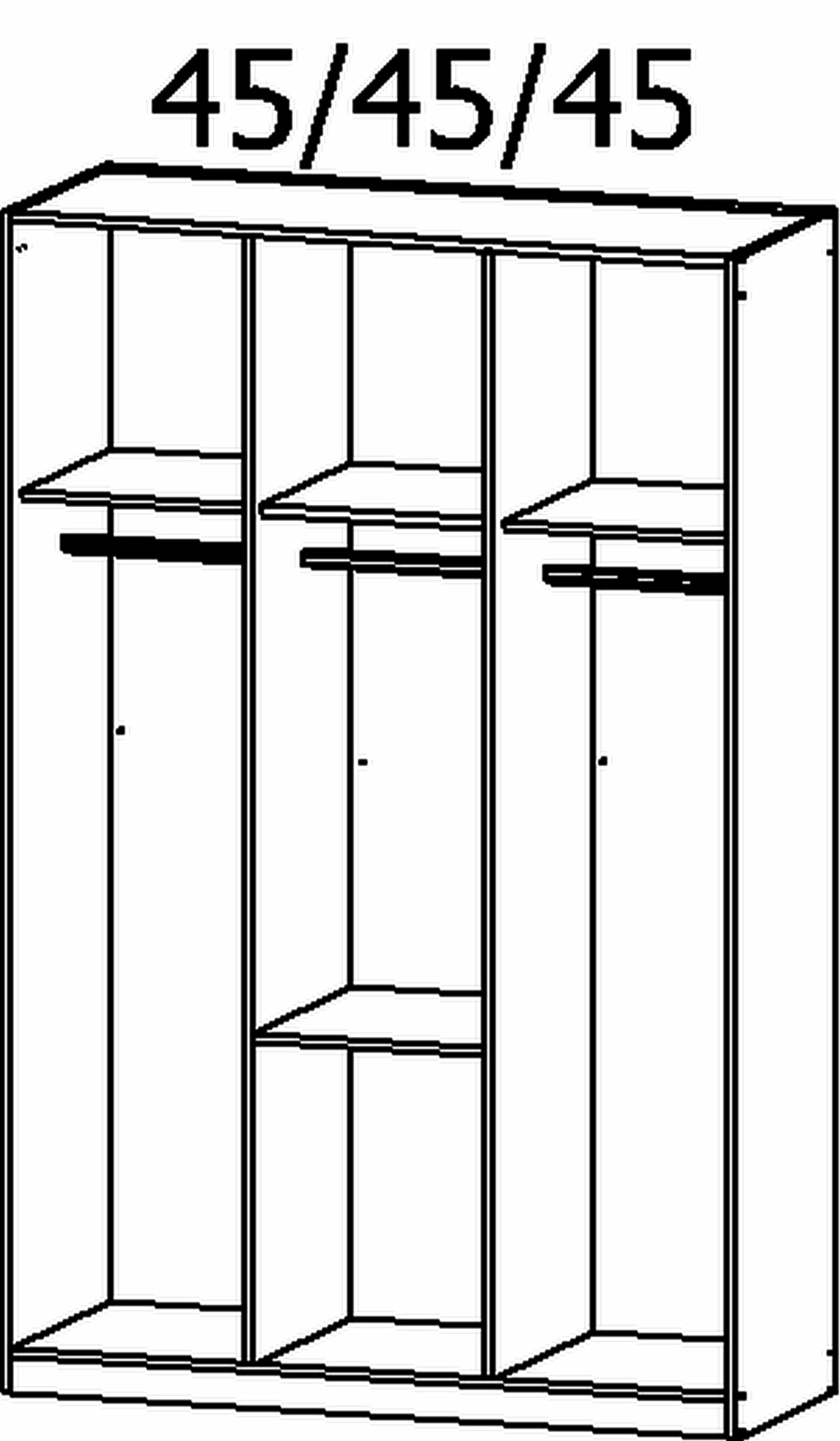 Drehtürenschrank, Alabama