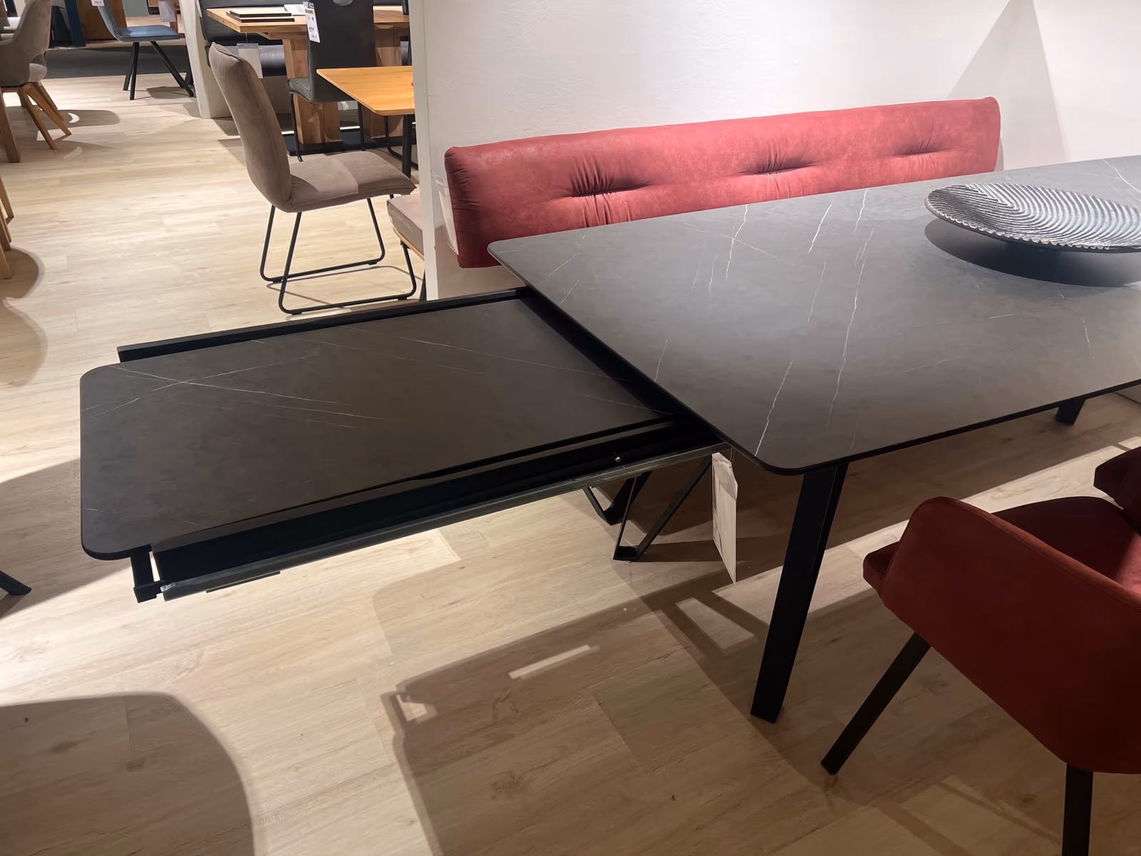 Esstisch Calimera mit 3 Stühlen und Sitzbank