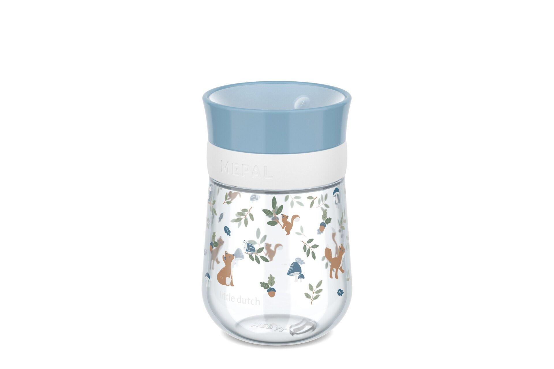 Mepal - Trinklernbecher 360° Mio Little Dutch - 300 ml - Forest Friends | Auslaufsicher - 360 Rand ermöglicht das Trinken von jeder Seite - Intelligenter Deckel schließt, wenn das Trinken aufhört - Bild 2