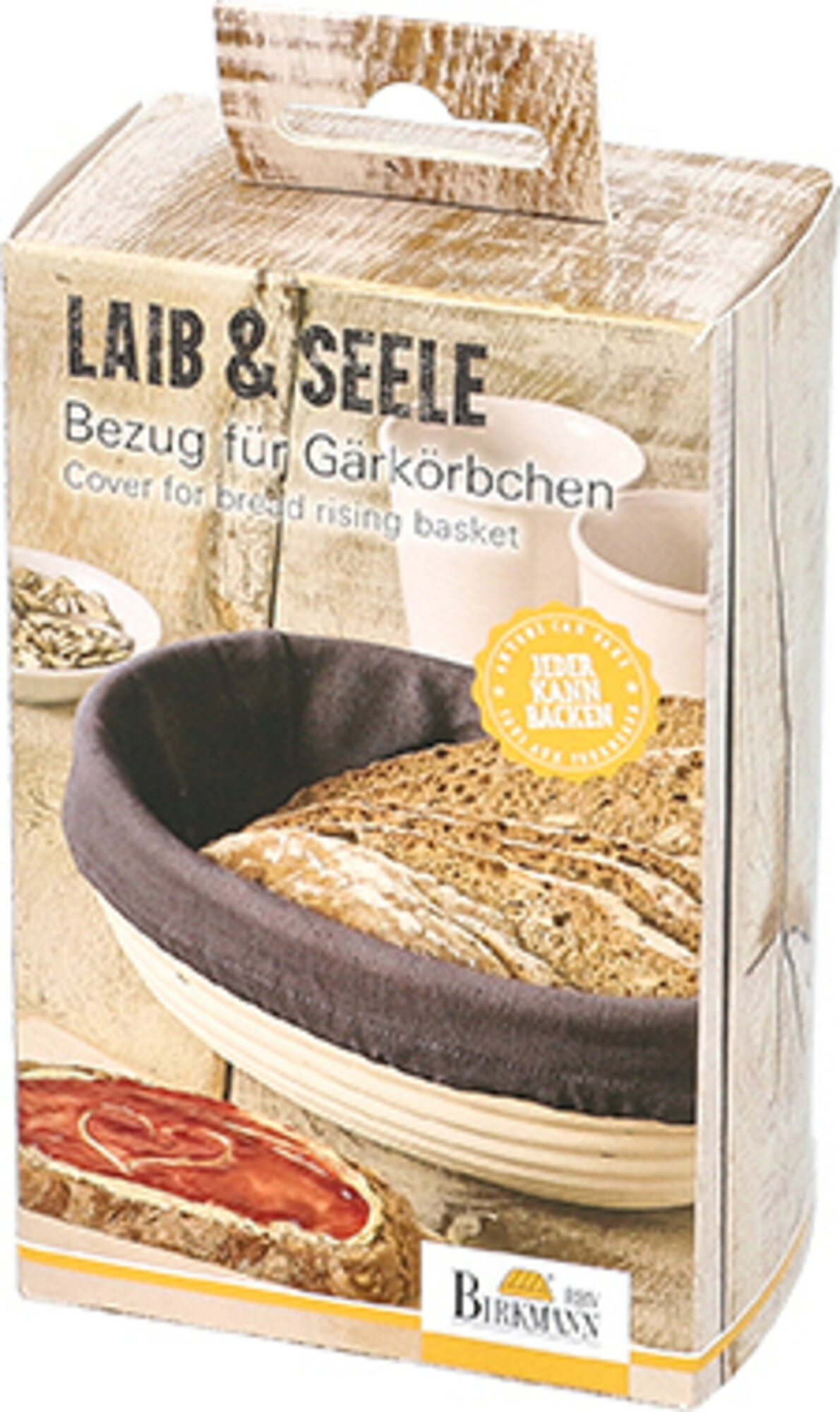 Bezug für Gärkörbchen, Laib & Seele