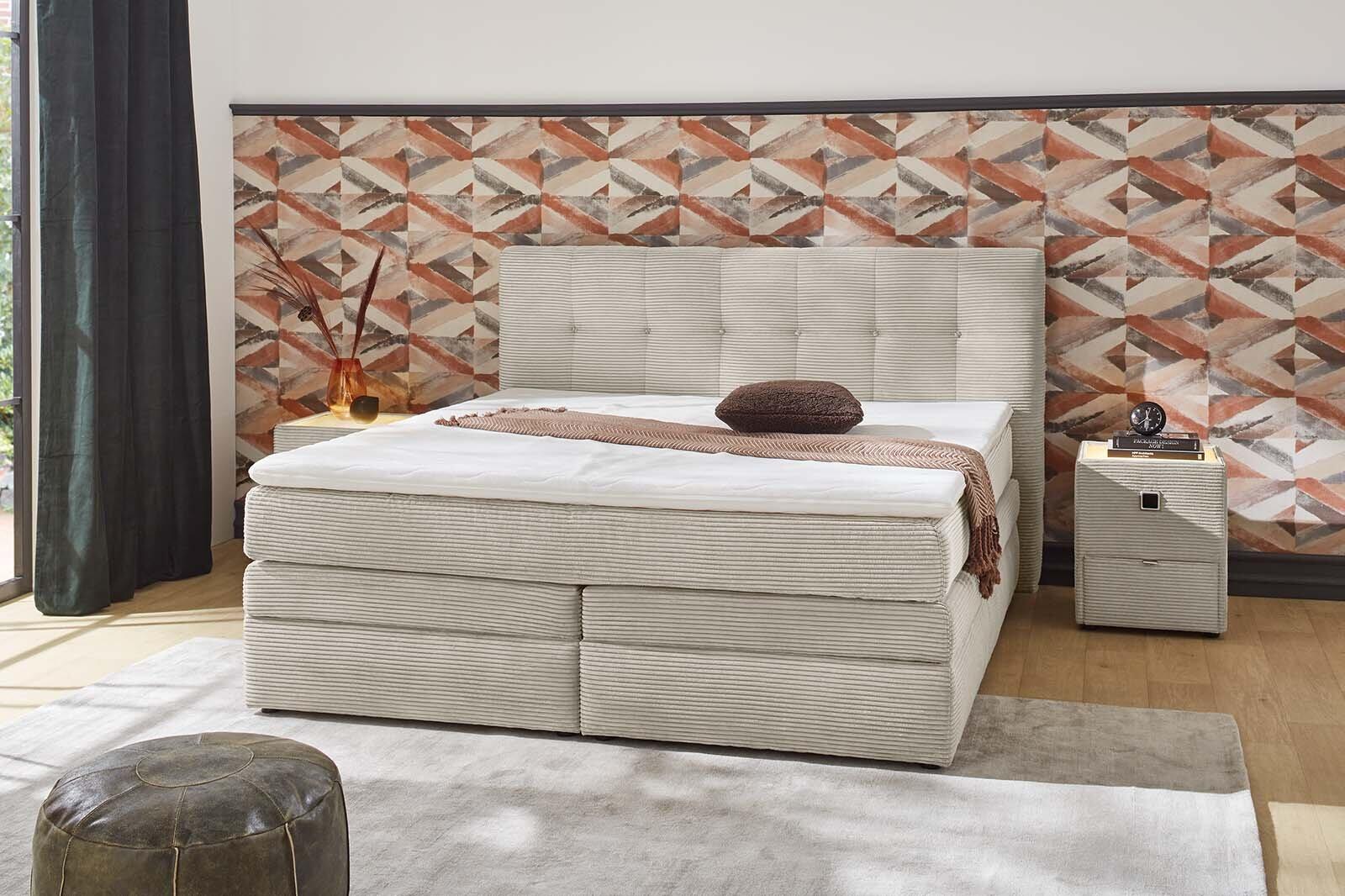 Boxspringbett m bk, Amy