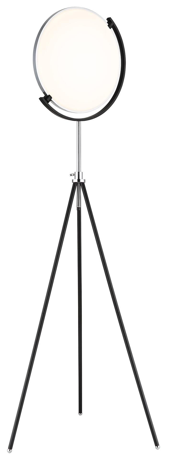 Globo Schwarz Stehleuchte, Stehleuchte Metall Matt, 1XLed – – Ca.168cm