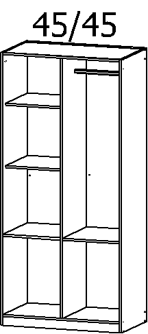 Drehtürenschrank, Celle