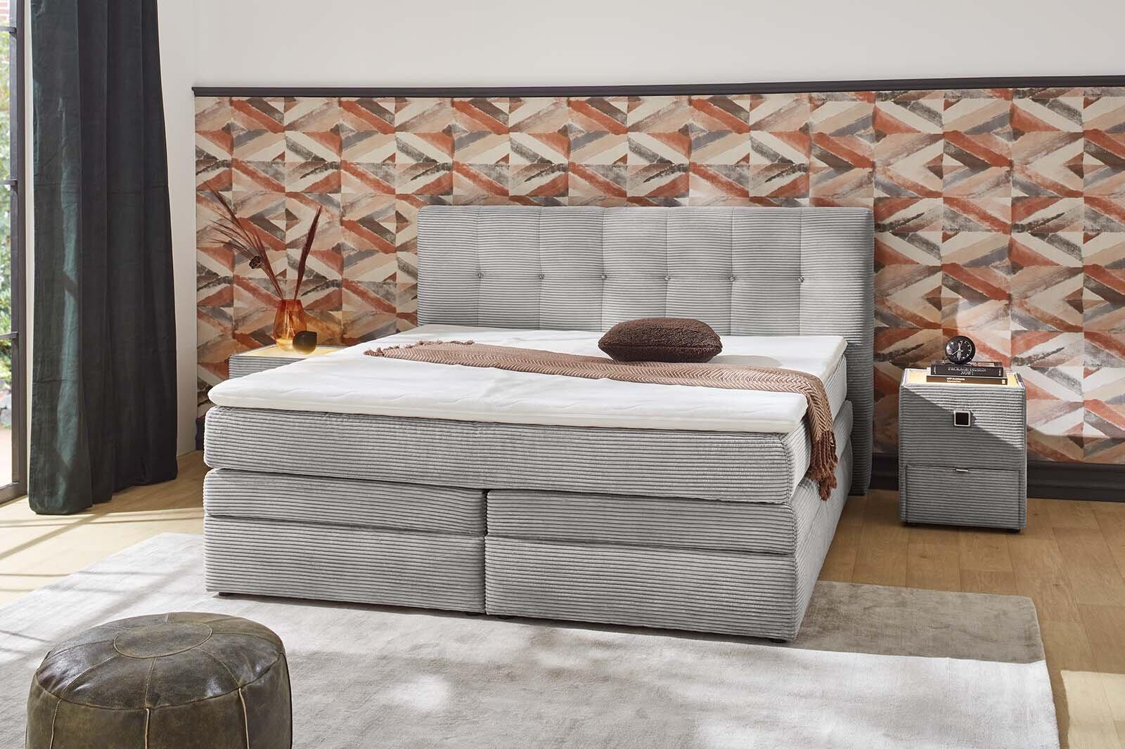 Boxspringbett m bk, Amy