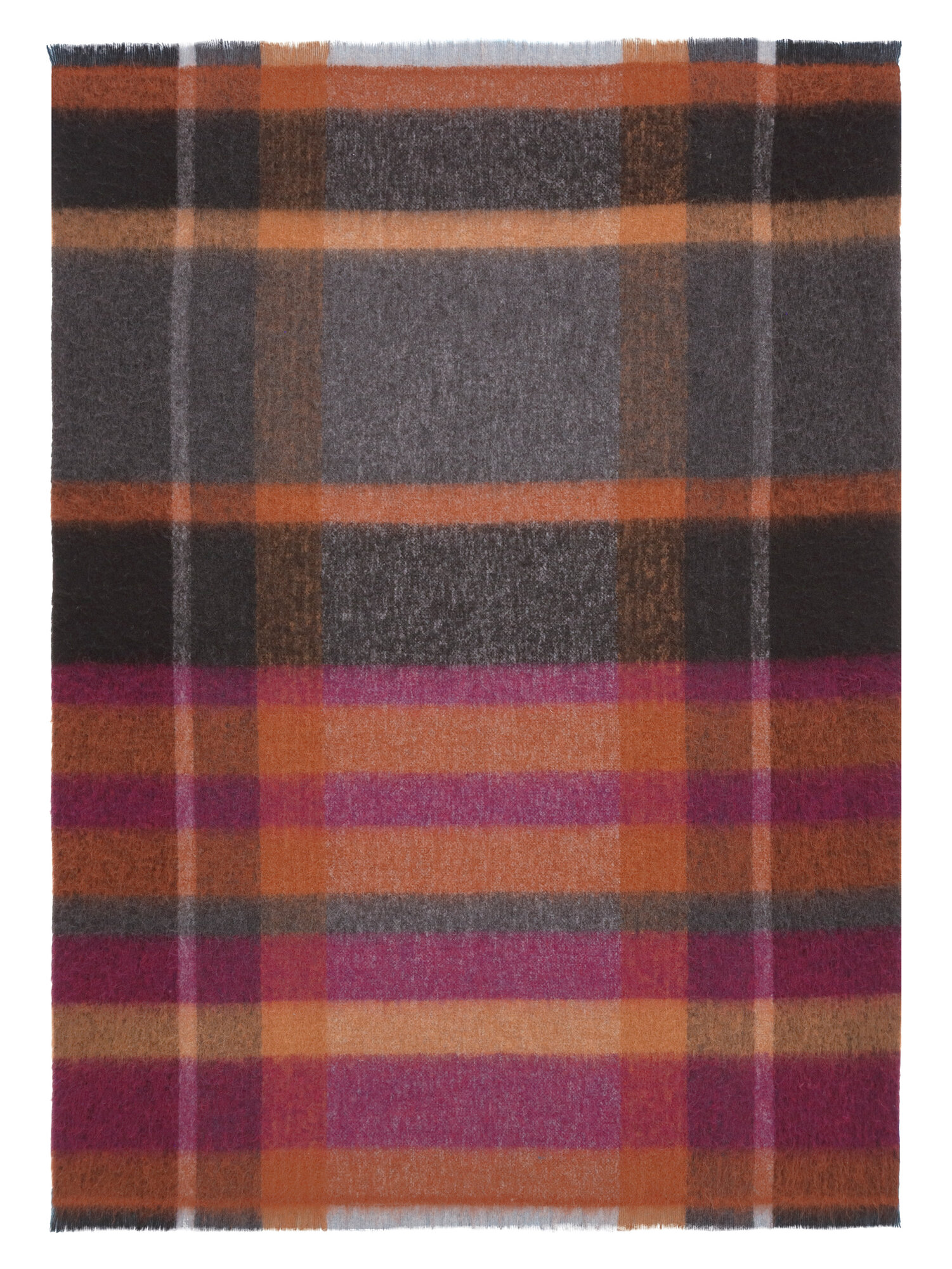Plaid, Mohair Look