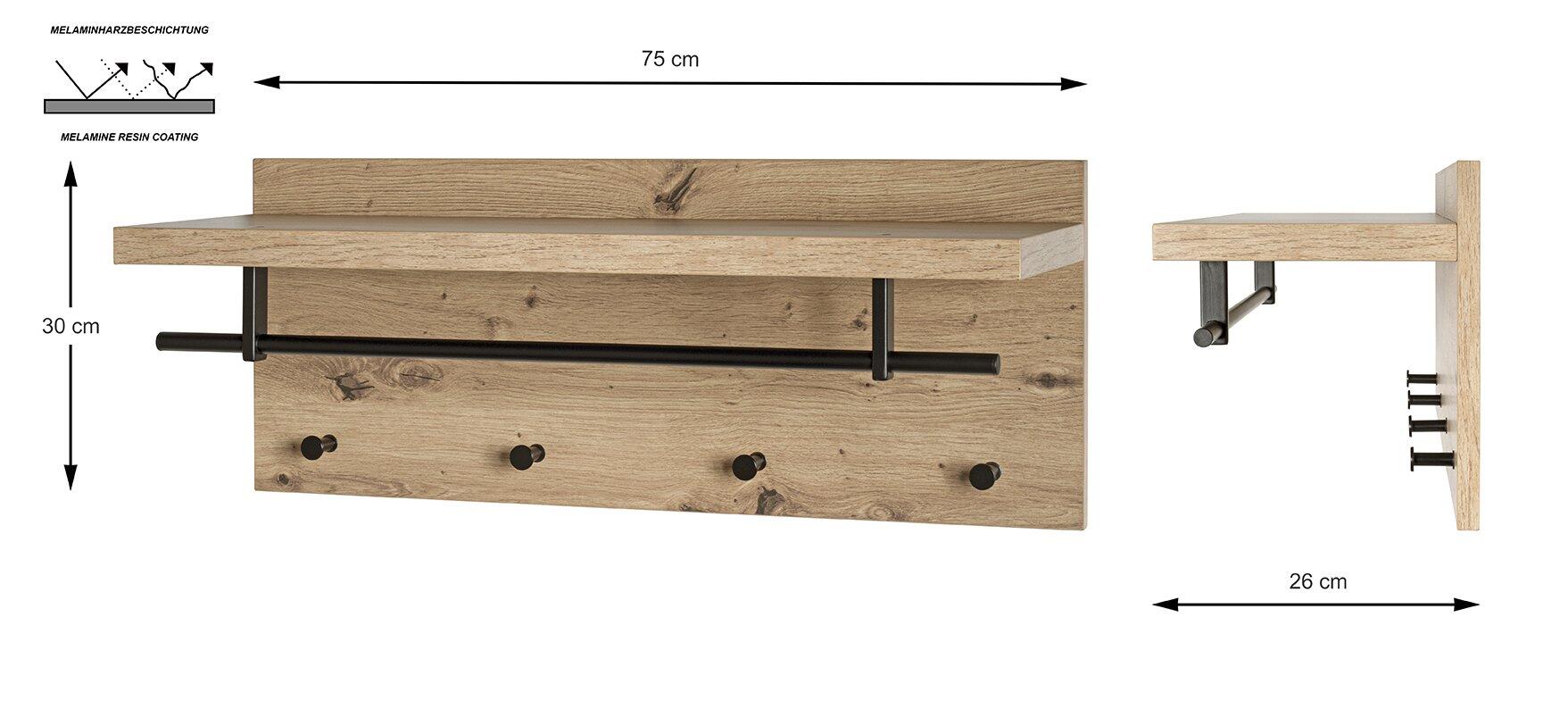 Wandgarderobe, 37444