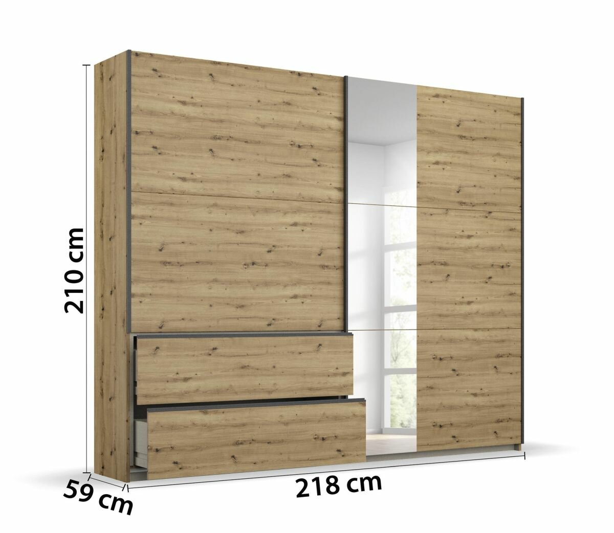 Schwebetürenschrank, Sevilla