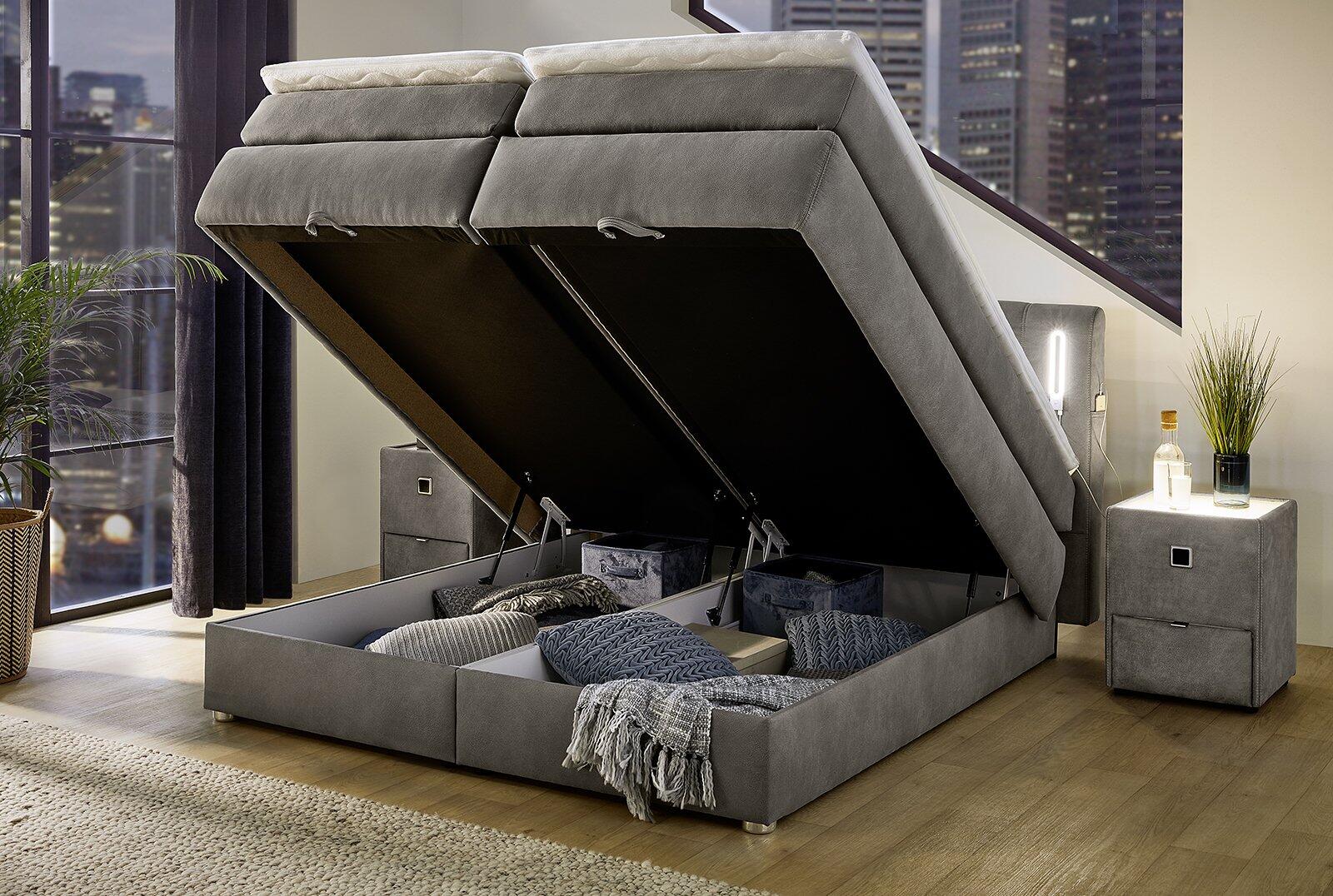 Boxspringbett m bk, Kati