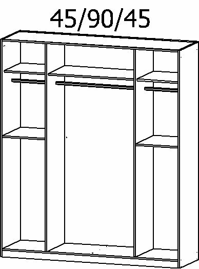 Drehtürenschrank, Ticao